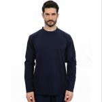 Round Collar FR Henley Shirt Navy Blue NFPA2112 CAT2 For Welding