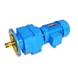 China 650-3360rpm Vertical Gearbox , R Series Gear Reduction Motor wholesale