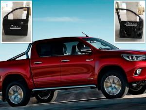 China 2016 Toyota Hilux Revo Auto Body Parts Black Car Door Thickness 0.8mm wholesale