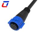 9 Pin Male Female Waterproof Data Connector Push Lock Outdoor Lighting