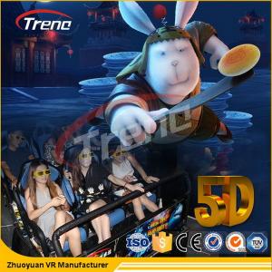 China Safety Theme Park Roller Coasters 5D Movie Theater With Hydraulic System For film wholesale