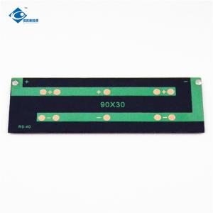 China 5.5V Waterproof Solar Panel Charger ZW-9030-5.5V Strip Epoxy Solar Panels 0.3W wholesale