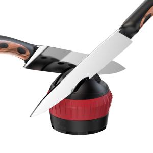 China Mini Kitchen Knife Sharpener Customized Logo Lightweight With Suction Pad wholesale