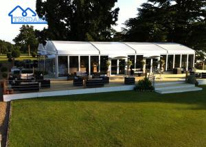 China PVC Clear Top Arcum Tents For Restaurant Wedding Multipurpose Top Wedding Tents wholesale