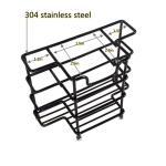 Wall Mount 304 Stainless Steel Toothbrush Holder Bathroom Accessories Organizer