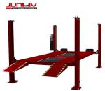Safety Locks 4 Point Car Lift Hydraulic Customizable Voltage Optional Color