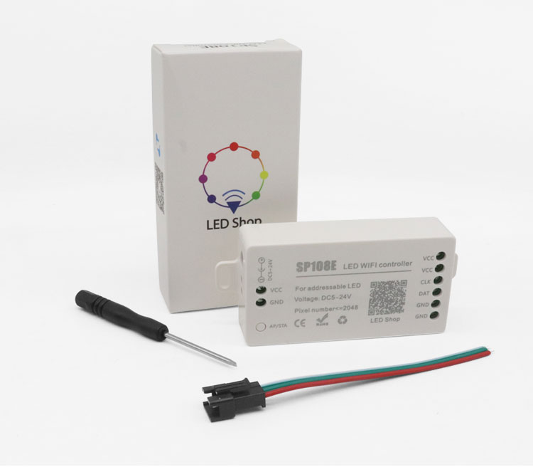 LED Strip Smart Controller SP108E LED sPI WS2811 Pixel Stirp Light Wifi Controller