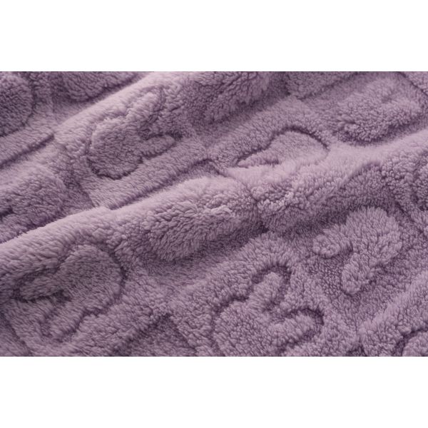 Eco-friendly Rabbit Pattern 100% Soft Polyester Jacquards Fabrics Shu Velveteen Sherpa Cotton Fabrics for Clothing for Home Blanket Textile