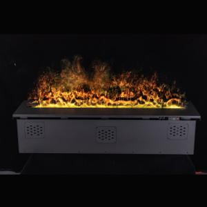 China 79'' 2000mm Stainless Panel Electric Water Vapor Fireplace With Flexible Control wholesale