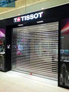 China 4000mm Width 2.2mm PC Panel Aluminum Clear Roller Shutters wholesale