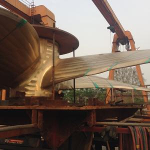 China Copper Alloy Marine Propeller 4 Blades for Boat, Diameters 400-45000mm, Up to 10 Tons wholesale