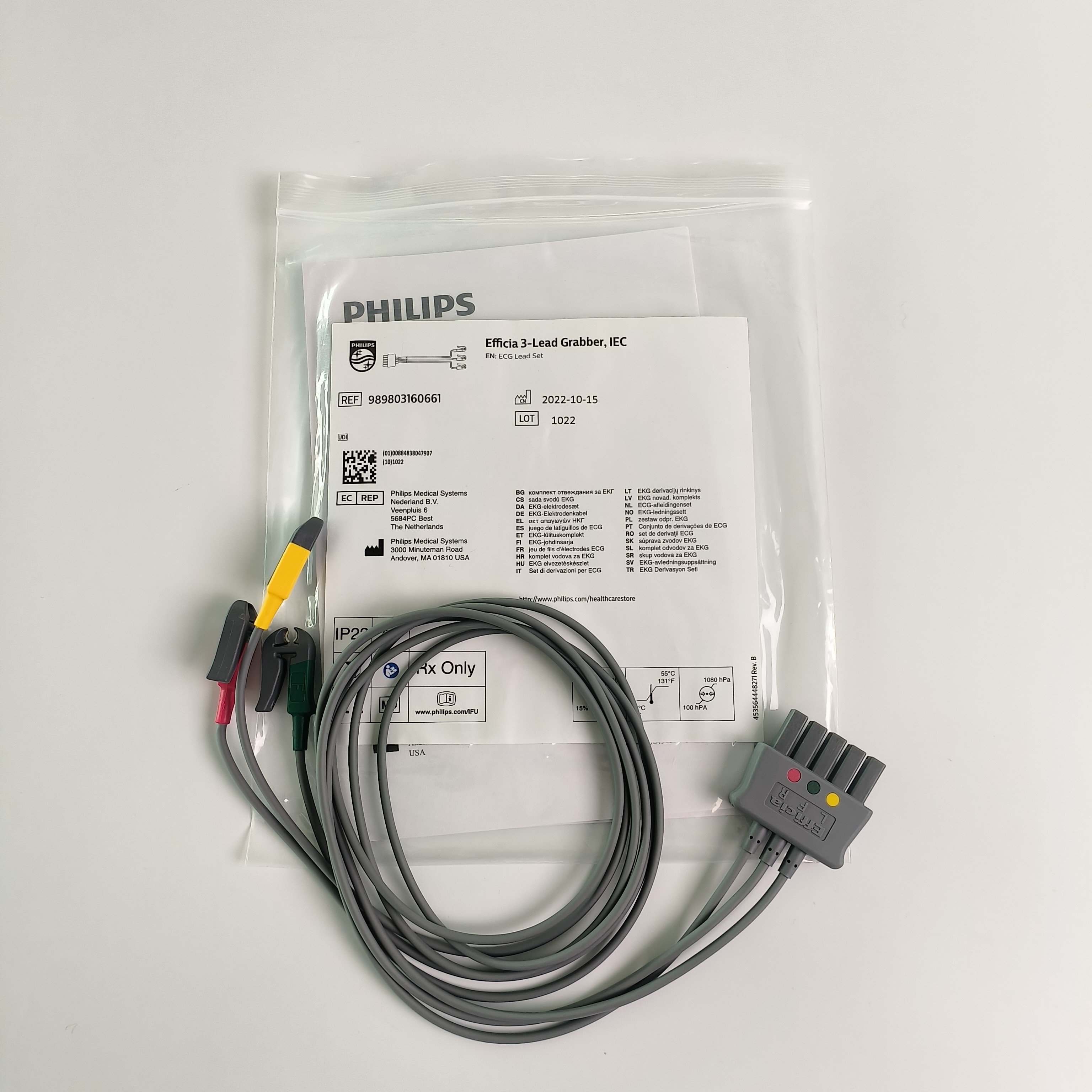Philip Efficia 3-Lead GRABBER, IEC, Ref: 989803160661