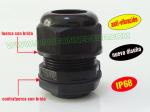 Waterproof Metric Cable Glands Plastic (Polyamide / Polymer) with IP68 Hermetic