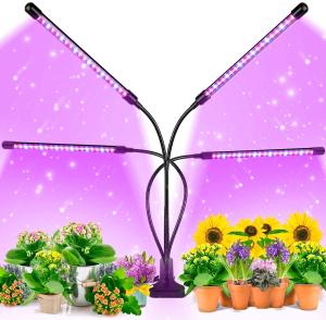 China Adjustable Gooseneck 4 Head Timing Led Plant Grow Lamp wholesale