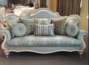 China Curved Living Room Furniture Classic Fabric Sofa Set wholesale