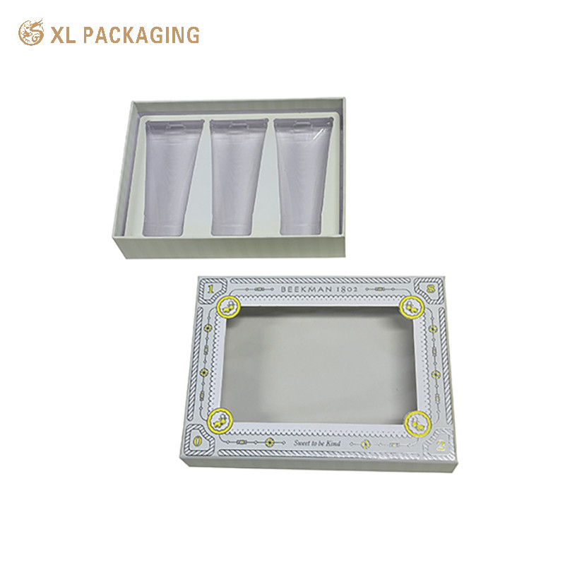 Custom Industrial Gift Craft Hand Cream Lotion Gift Sets Box 1200mm Paper Board 157gsm Art Paper