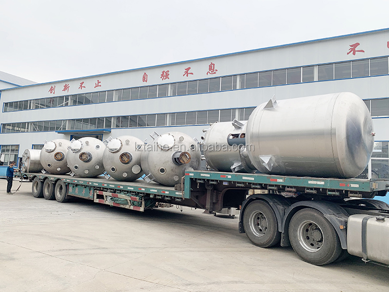 500L Ball Valve Discharge Stainless Steel Chemical CSTR Reactor for Retail Industry