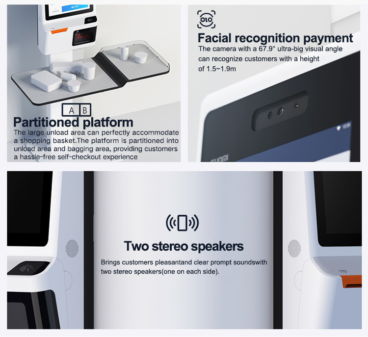 Versatile Self Service Payment Terminal With 4GB RAM 16GB ROM For Restaurants