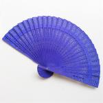 Lacquered Colorful Sandalwood Hand Fan for Wedding Favors Guests Custom Souvenir