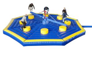 China Commercial Inflatable Wipeout Game For Jumping CE / EN14960 Approved wholesale