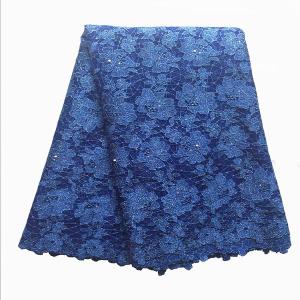 China China wholesale factory price high quality africa french net lace with beads wholesale