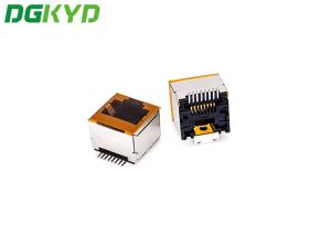 China DGKYD52241188GWW5SB4134 SMT Single Port RJ45 Connector 180 Degree Without LED wholesale
