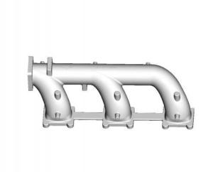 China Exhaust Pipe Mould Aluminium Die Casting Mould High Precision Process wholesale