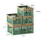 FOLDABLE PICNIC BASKET SUPERMARKET SHOPPING BASKET SHOPPING BASKET HAND BASKET