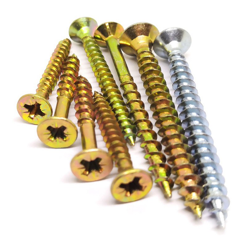 Customized DIN7505 China Spax Screws MDF Screw Double Chipboard Screw