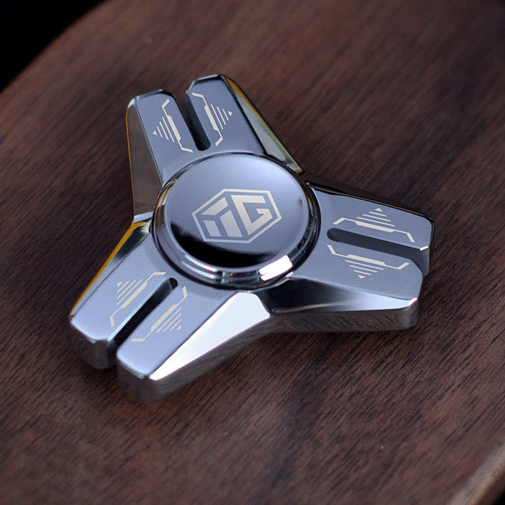 Classic Heart of Steel Fidget Spinner Metal Sensory Toy for Anxiety and Stress Relief