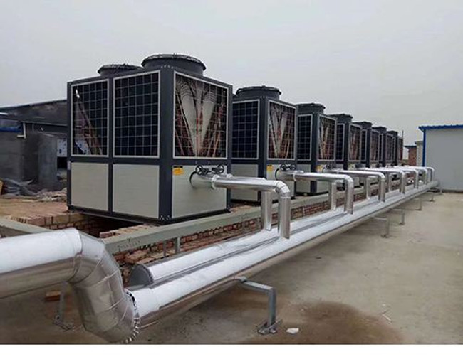Big Power Commercial Air Source Heat Pump , Large Scale Heat Pumps