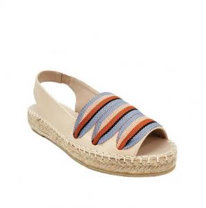 China Round Toe Espadrilles Shoes High Heel With Authentic Espadrilles Sole Material wholesale