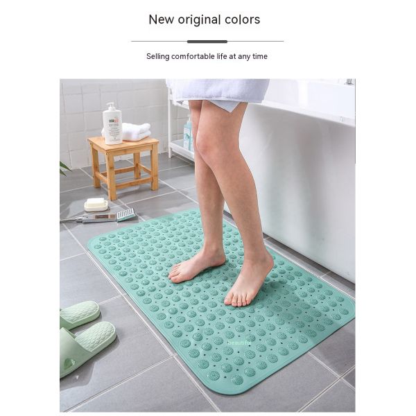 Custom Logo Embroidery Bath Mat Tub Non Slip Bathtub ShowerMat Absorbent Bathroom Mat