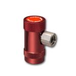R1234yf AC Unit Repair Parts Steel Alloy Ac Quick Coupler Refrigerant HS -