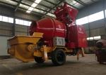 62kw 30m3/H Concrete Pump With Mixer Machine , Diesel Concrete Pump High
