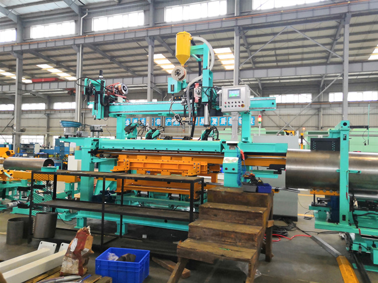 Stainless Steel Water Tank Welding Machine Max 500A Automatic Longitudinal Welder Equipment