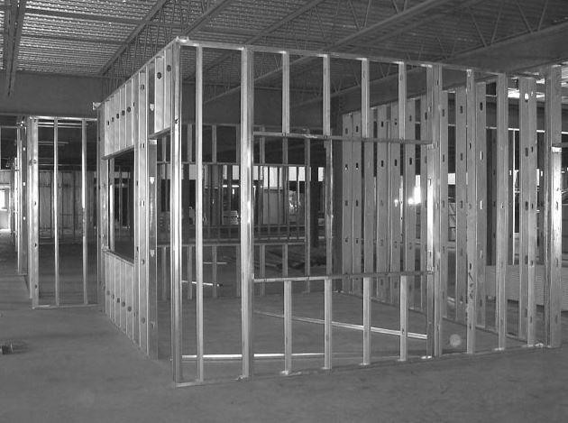 Light Weight Drywall Studs And Track No Pollution Good Fire Resistance Strong Versatility