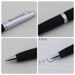 Luxury 1.0mm Metal Ballpoint Pen Thick Barrel Ball Pen Comfortable EVA Grip