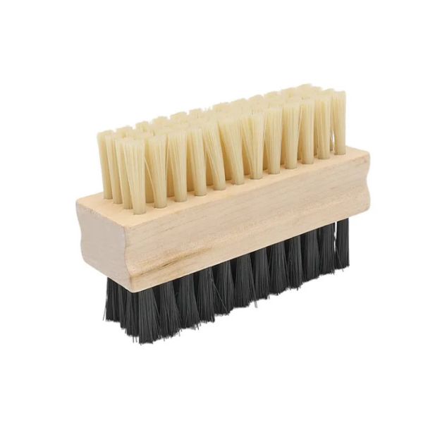 Double Sided Beech Wood Block Brush Solid Wood Shoe Brush