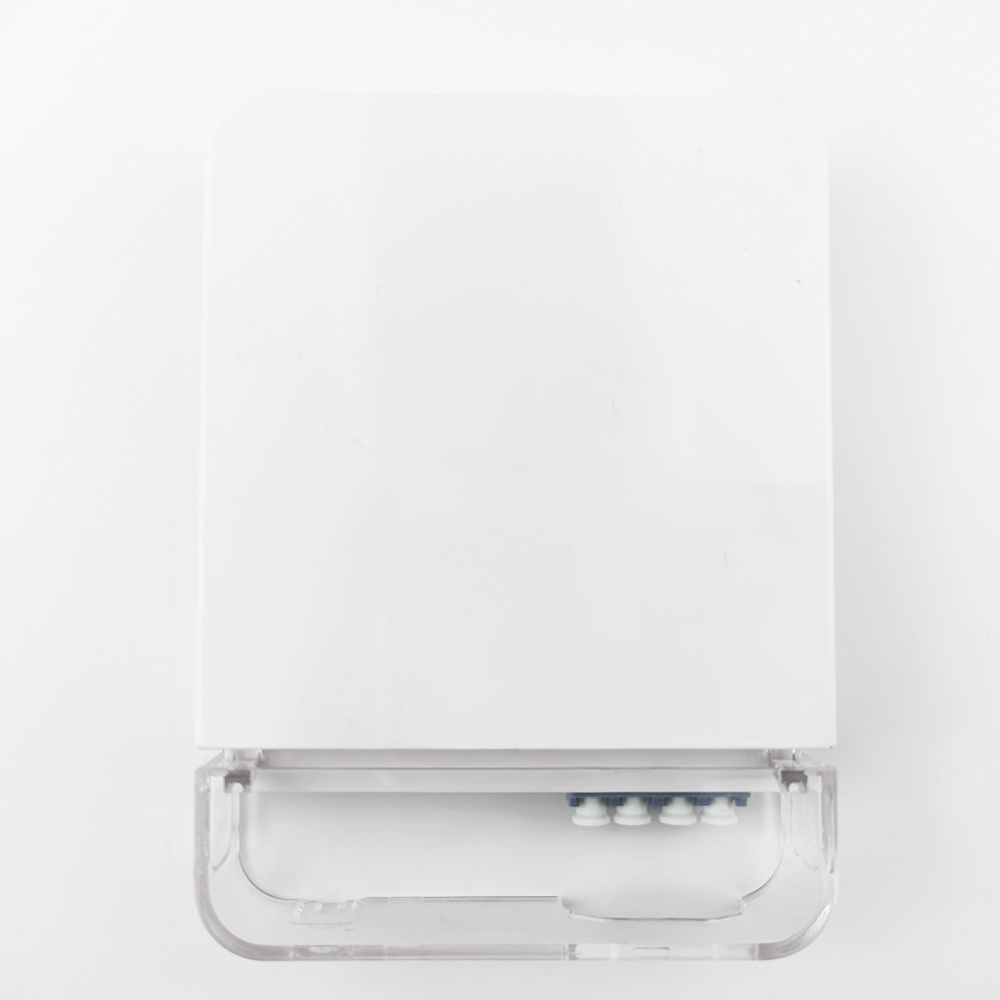 2 Cores LC/UPC Plastic Fiber Optic Face Plate Socket Panel for Indoor in FTTH Network