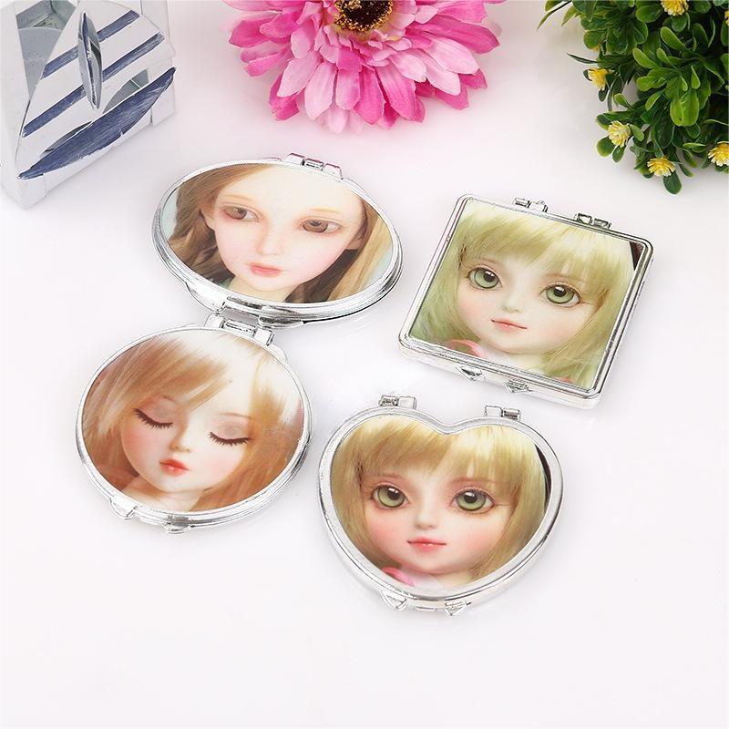 Mini Desk Compact Make-Up Cosmetic Vanity Dressing Standing Portable Makeup Mirror
