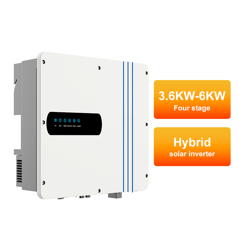 IP65 Single Phase Off Grid Hybrid Solar Inverter 48V 3.6kw 4.6kw 5kw 6kw Solar inverter