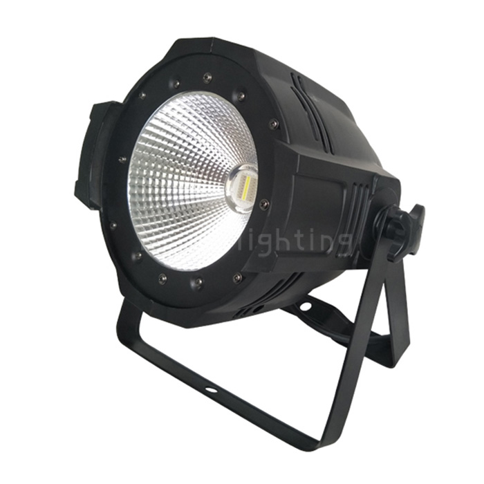 100W RGBWAUV 6in1 Color Mixing LED COB Par Can Stage Wash Light