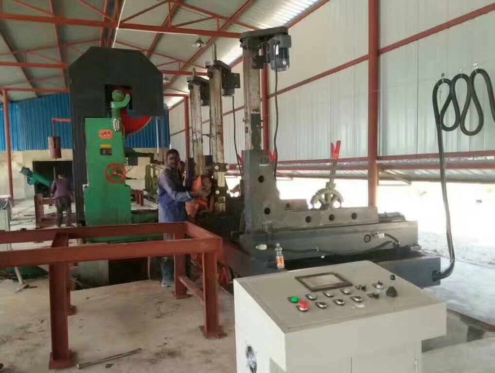 MJ3212 CNC automatic wood cutting vertical band saw machine, log vertical sawmill