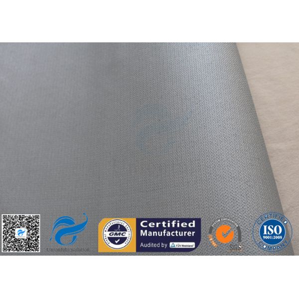 0.45mm PU Coated Fiberglass Fabric Cloth For Welding Spatter Sparks Protection