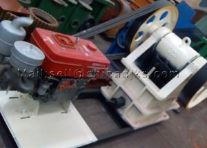 China 130mm Brick Stone Crushing 35TPH 8HP Diesel Jaw Crusher wholesale