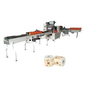 China Low Price Single Maxi Roll Toilet Paper Kitchen Towel Heat Shrinking Packing Machine wholesale