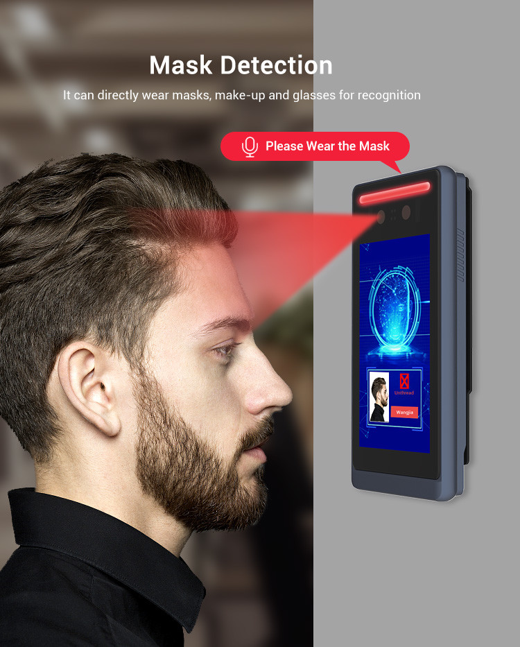 1.2GHz OEM SDK Face Recognition Access Control LINUX 5inch Multi Language