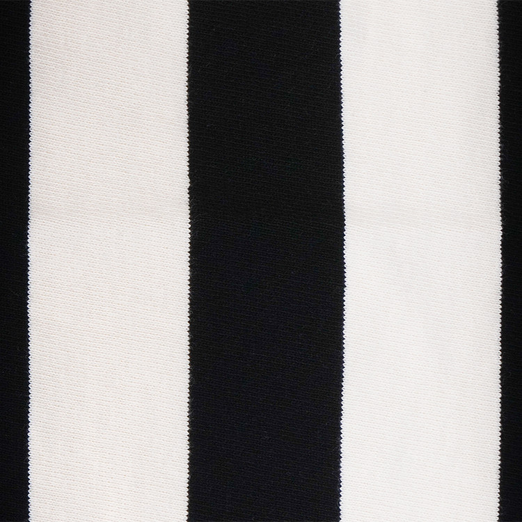 Tight Weave Striped Material Fabric Yarn Dyed Cotton French Terry Texture