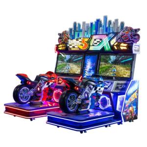China 5DX Motorcycle Game Racing Arcade Machine For Supermarket Playground wholesale